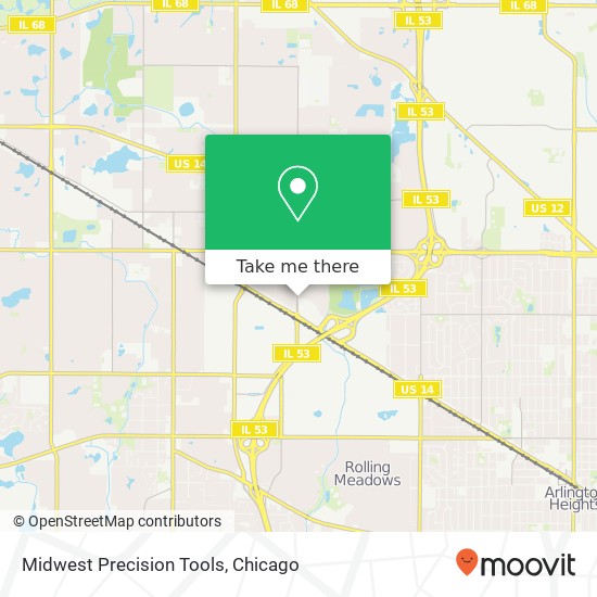 Mapa de Midwest Precision Tools