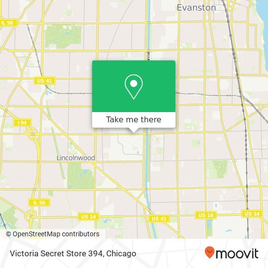 Mapa de Victoria Secret Store 394