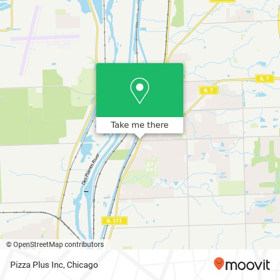 Pizza Plus Inc map