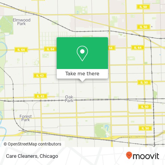 Care Cleaners map