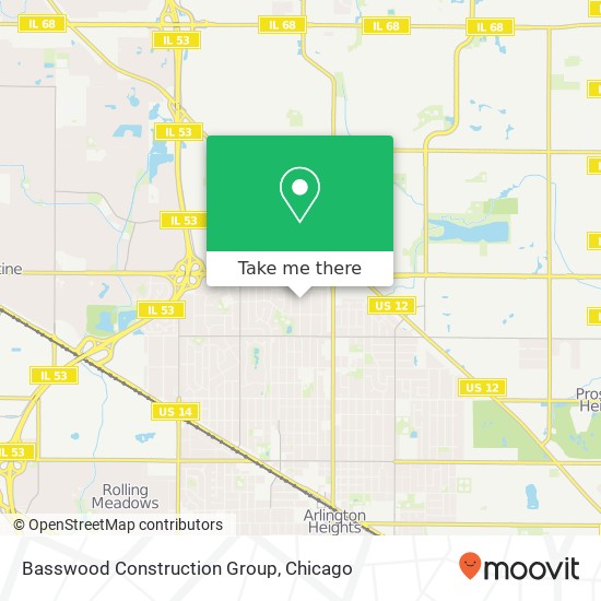 Mapa de Basswood Construction Group