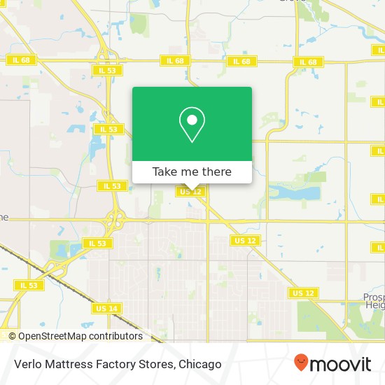 Mapa de Verlo Mattress Factory Stores