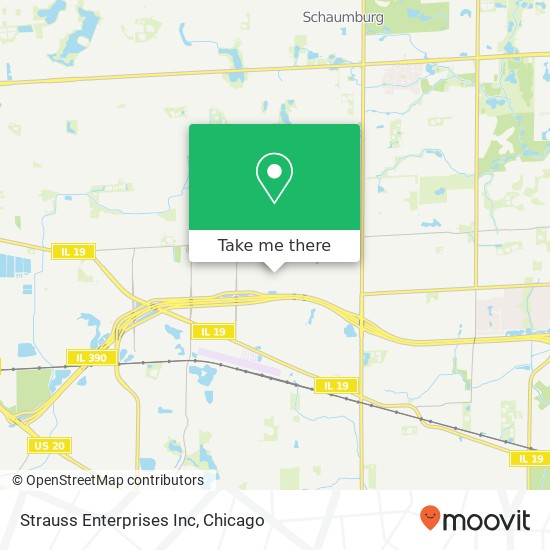 Strauss Enterprises Inc map