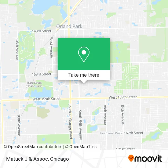 Matuck J & Assoc map