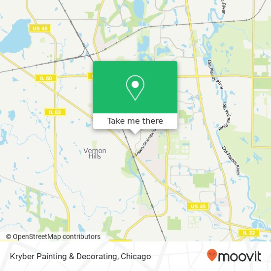 Kryber Painting & Decorating map