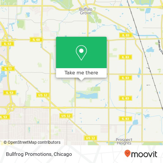 Bullfrog Promotions map