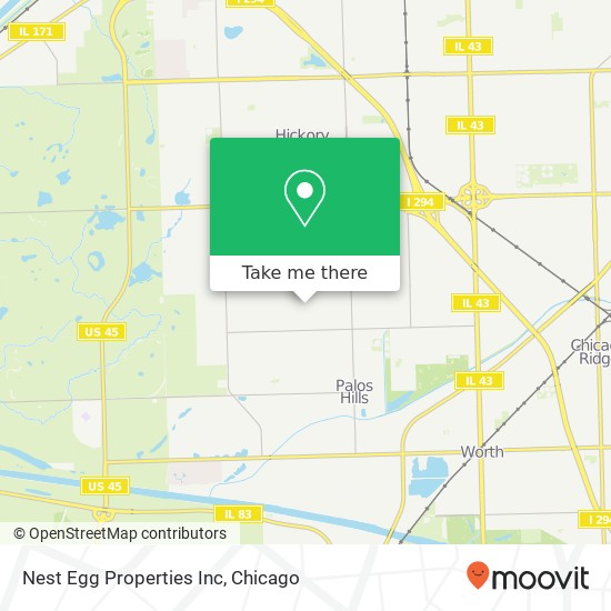 Nest Egg Properties Inc map