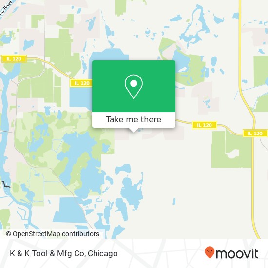 K & K Tool & Mfg Co map