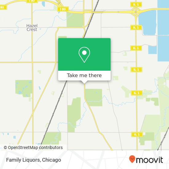 Family Liquors map