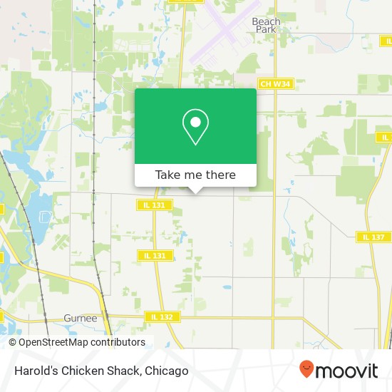 Mapa de Harold's Chicken Shack