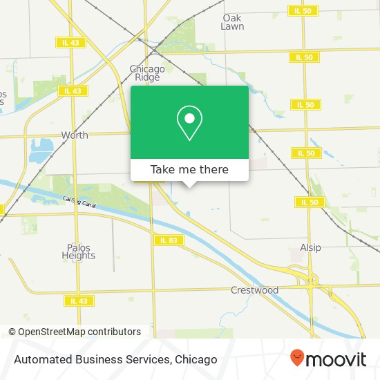 Automated Business Services map