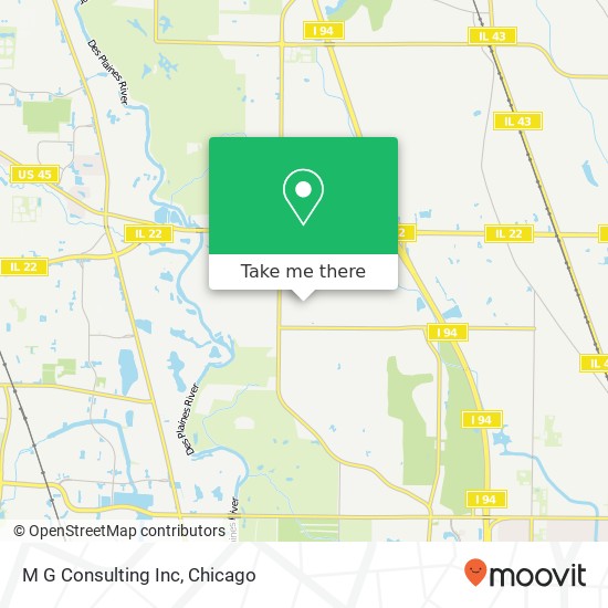 M G Consulting Inc map