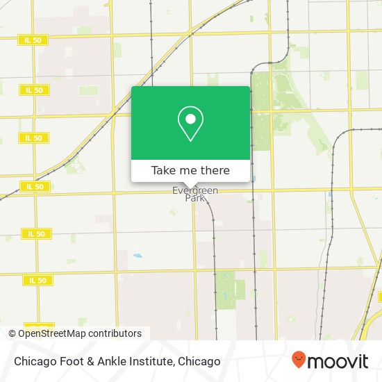 Chicago Foot & Ankle Institute map