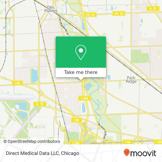 Mapa de Direct Medical Data LLC