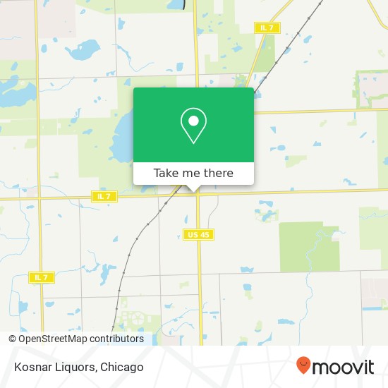 Kosnar Liquors map