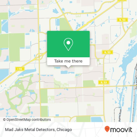 Mad Jaks Metal Detectors map