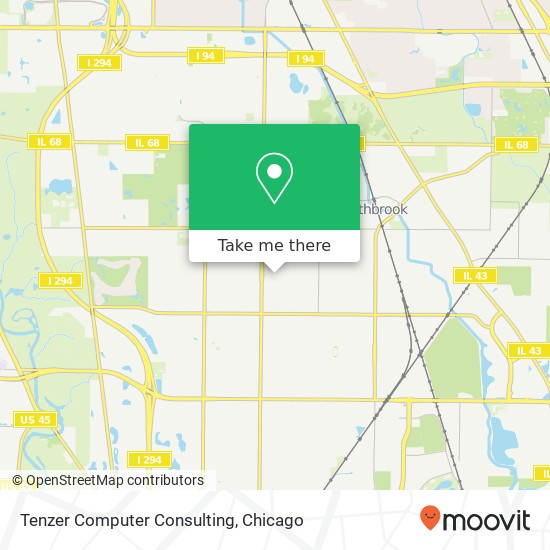 Tenzer Computer Consulting map