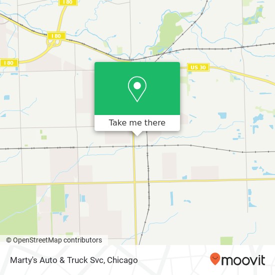 Mapa de Marty's Auto & Truck Svc
