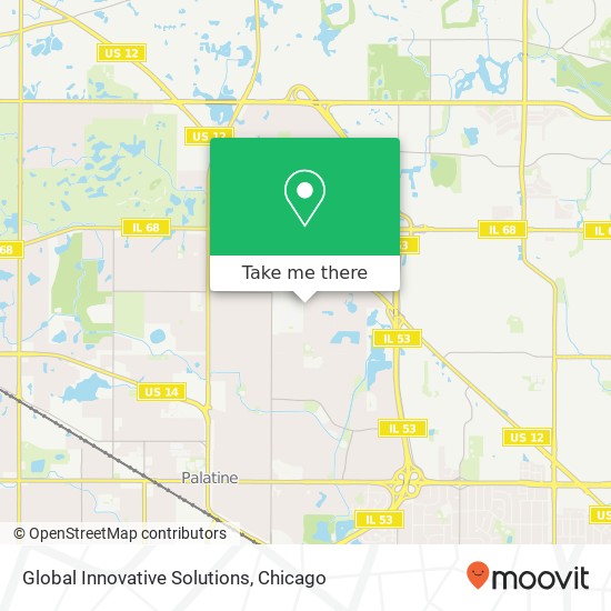Global Innovative Solutions map
