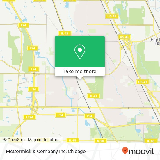 McCormick & Company Inc map