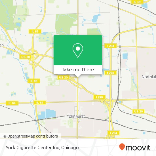 York Cigarette Center Inc map