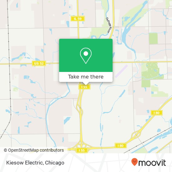 Kiesow Electric map