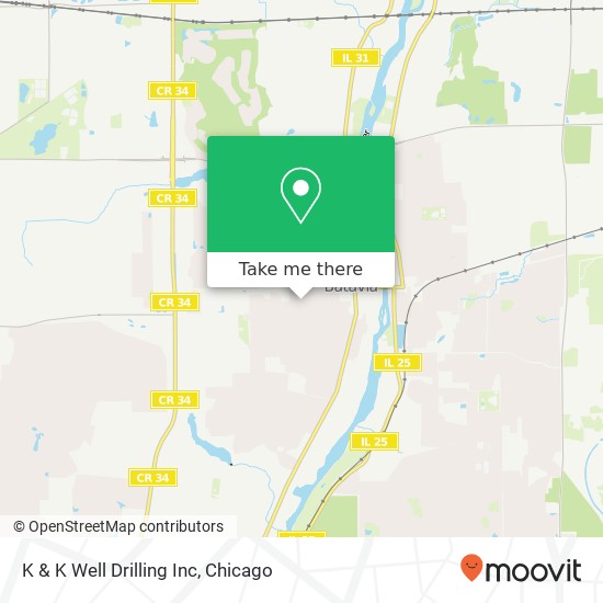 K & K Well Drilling Inc map