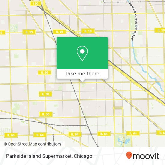 Mapa de Parkside Island Supermarket