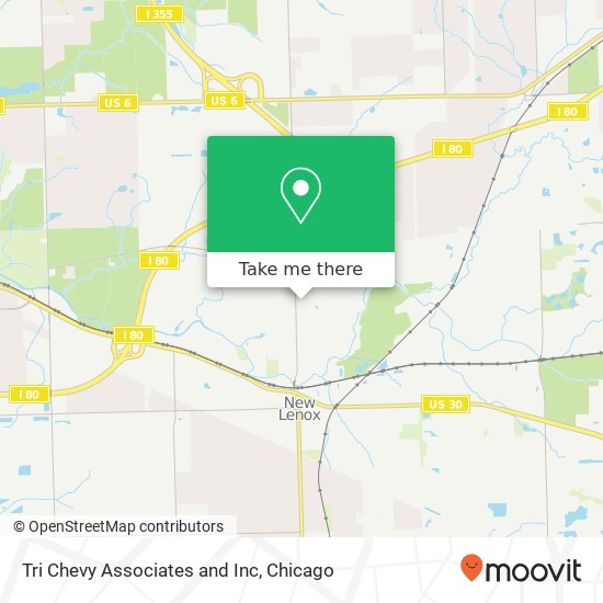Tri Chevy Associates and Inc map
