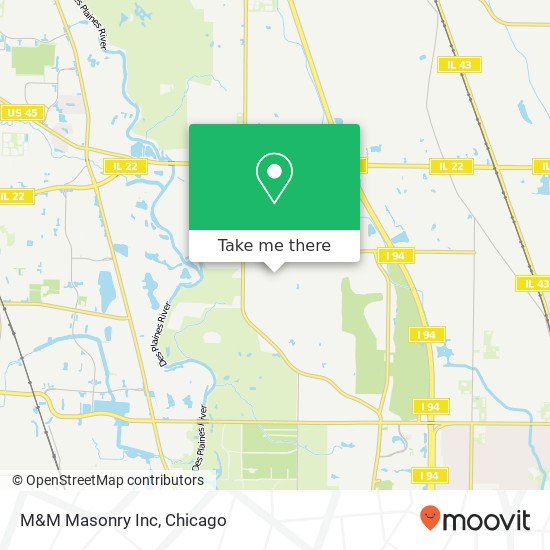 M&M Masonry Inc map