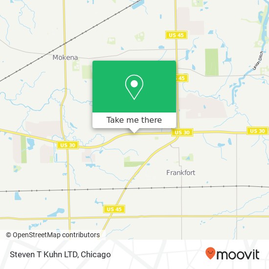 Steven T Kuhn LTD map