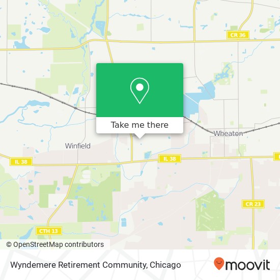 Wyndemere Retirement Community map