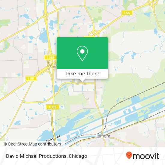 David Michael Productions map