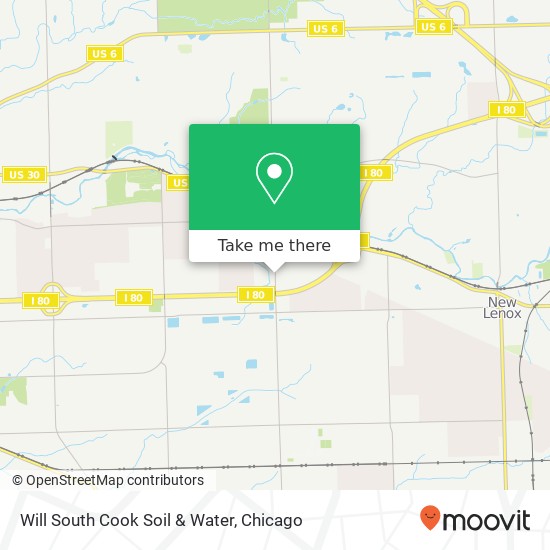 Will South Cook Soil & Water map