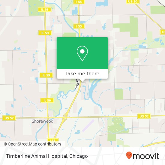 Mapa de Timberline Animal Hospital