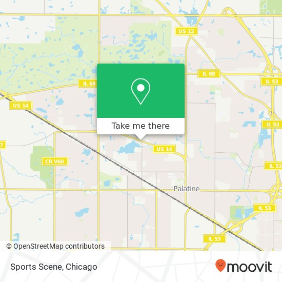 Sports Scene map