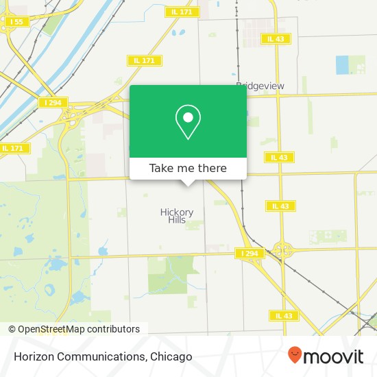 Mapa de Horizon Communications