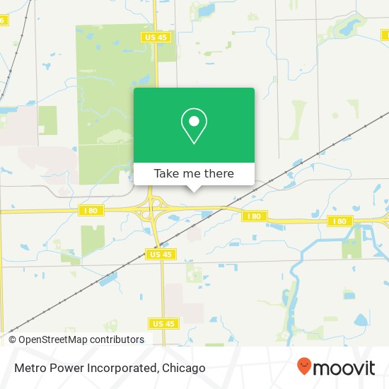 Metro Power Incorporated map