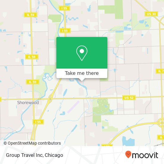 Group Travel Inc map