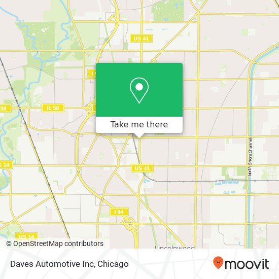 Daves Automotive Inc map