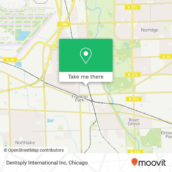 Dentsply International Inc map