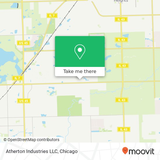 Atherton Industries LLC map