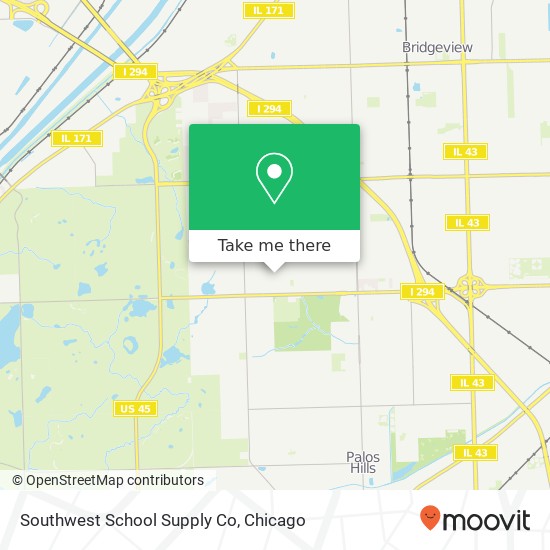 Mapa de Southwest School Supply Co