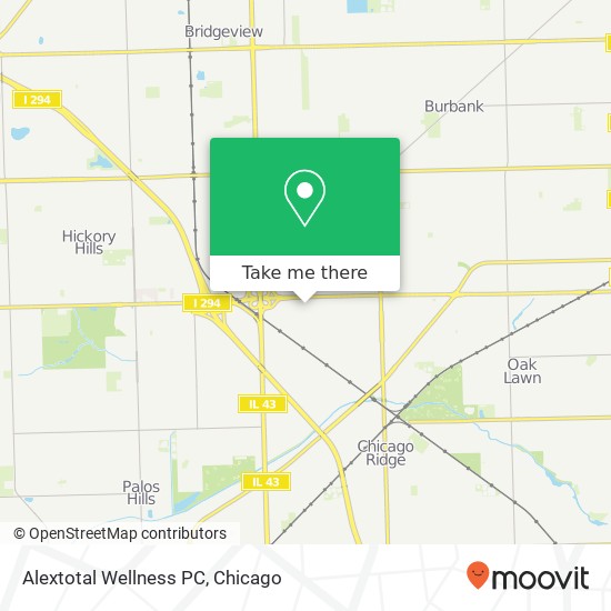 Alextotal Wellness PC map