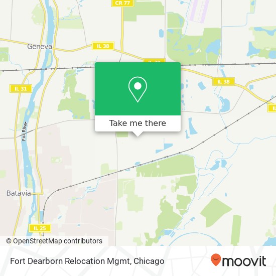 Mapa de Fort Dearborn Relocation Mgmt