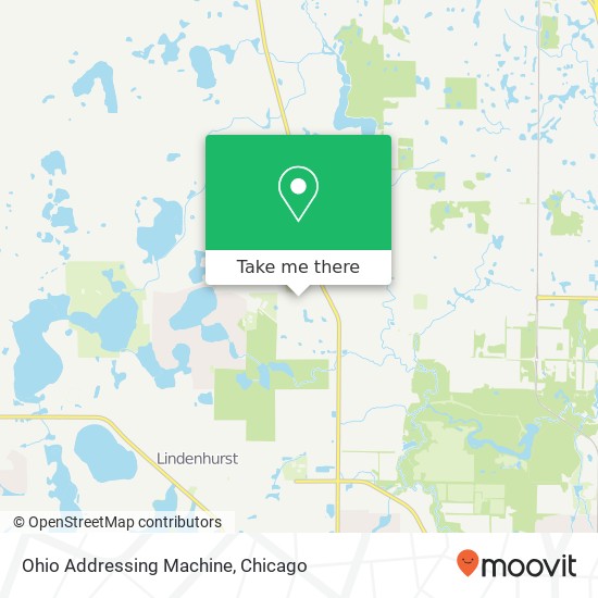 Mapa de Ohio Addressing Machine