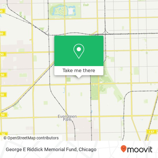 George E Riddick Memorial Fund map