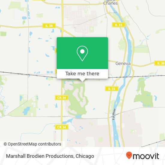 Marshall Brodien Productions map