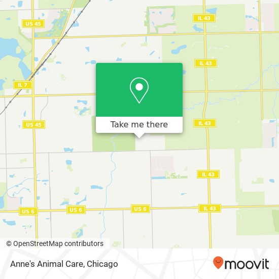 Anne's Animal Care map