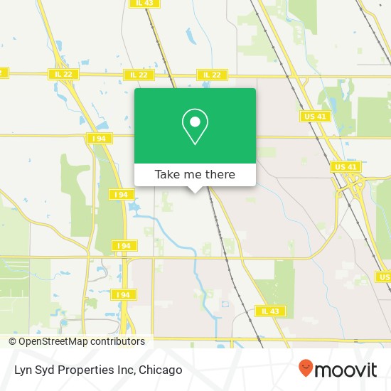 Lyn Syd Properties Inc map